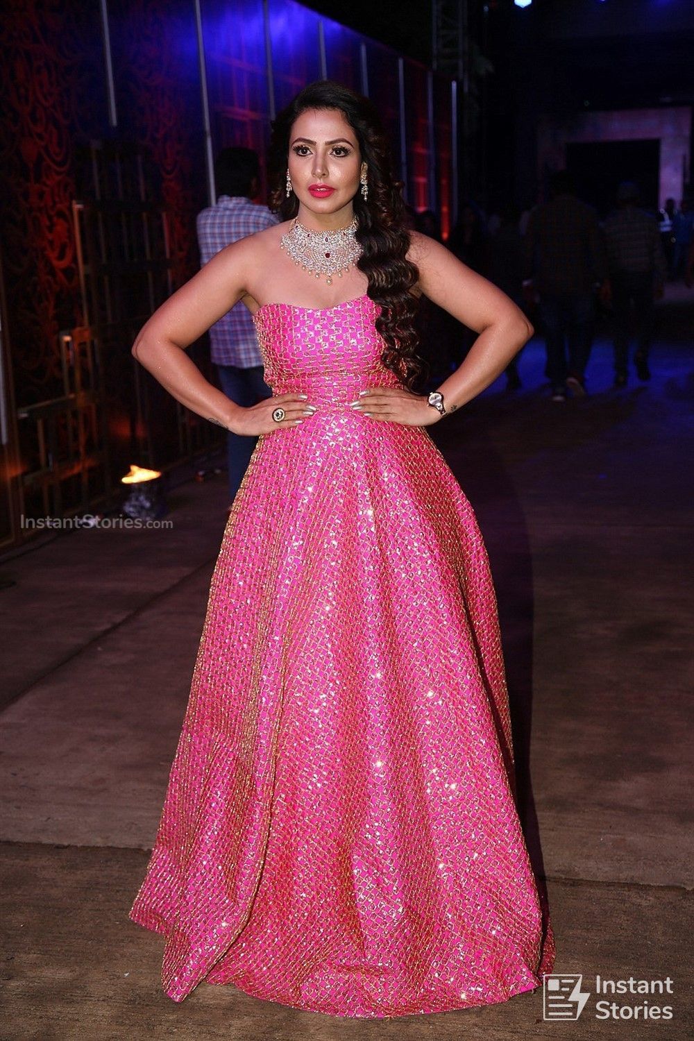 Actress Nandini Rai Photos at Zee Telugu Kutumbam Awards Event (16237) - Nandini Rai